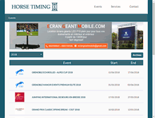 Tablet Screenshot of horse-timing.com